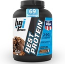 BPI Sports Best Protein – 100% Whey Protein Powder – Crecimiento del músculo, recuperación, sustitución de la comida – No Fillers, Gluten Free – Mejor Polvo Proteína para Hombres y Mujeres Libras