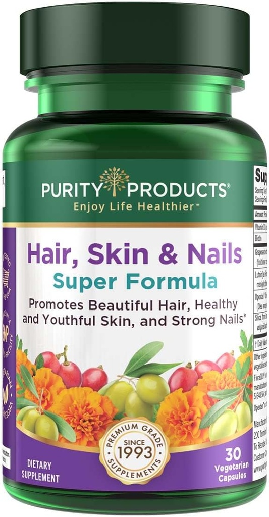 Productos de pureza - Pelo, Piel y uñas Super Fórmula, 30 cápsulas
