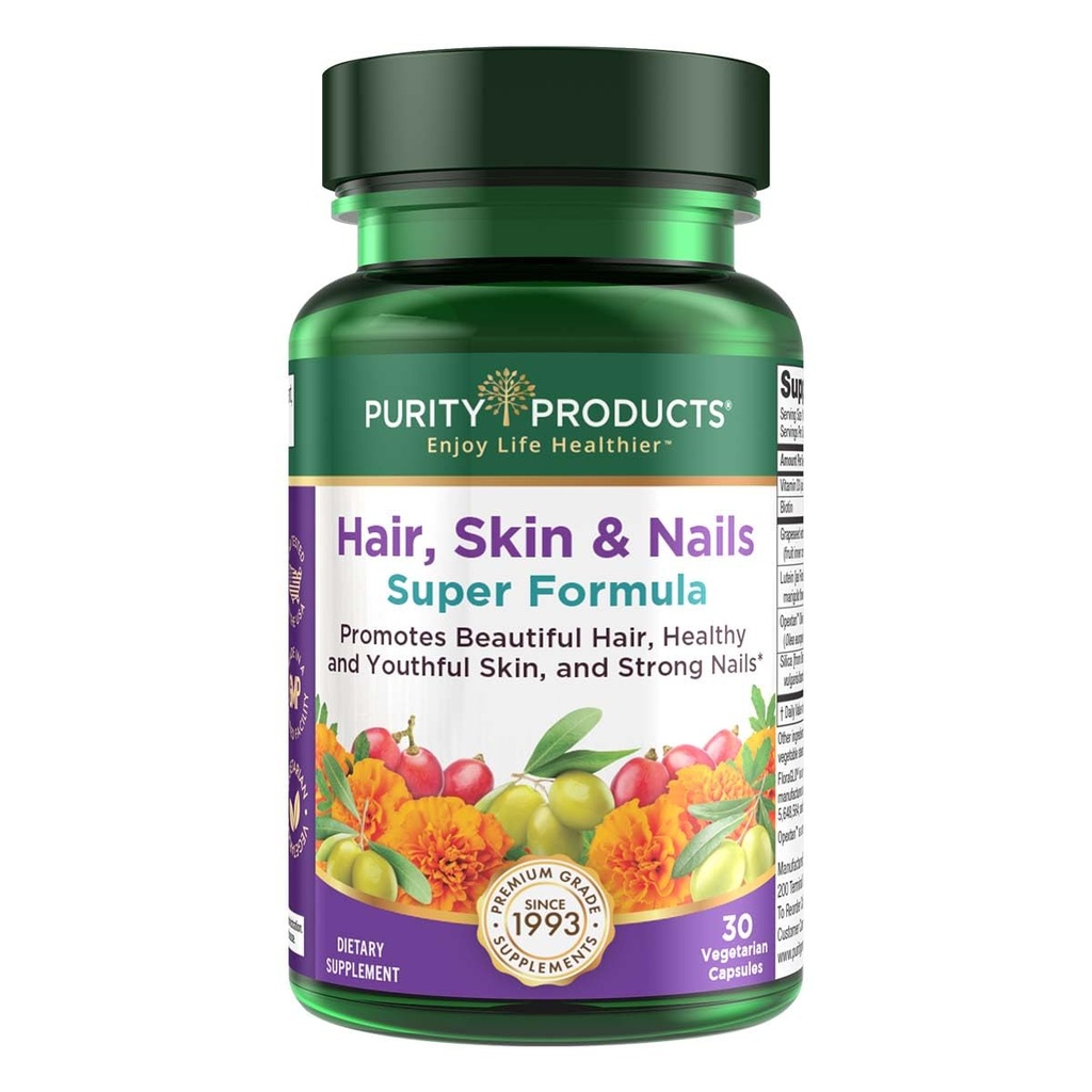 Productos de pureza - Pelo, Piel y uñas Super Fórmula, 30 cápsulas