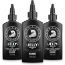 Bossman Jelly Beard Oil for Hombre - 3 Pack (12 oz in Total, Desnudo - No centrado) – Suave, hidrata " Condiciones con ingredientes naturales