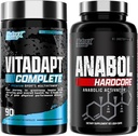 Nutrex Research Anabol Hardcore & Vitadapt Complete Sports Multivitamin with KSM-66 Ashwagandha