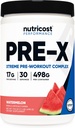 Nutricost Pre-Workout, Watermelon, 30 Servings, Vegetarian, Non-GMO y Gluten Free (Pre-X)