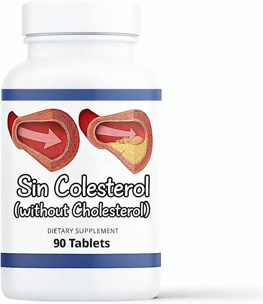 Sin Colesterol, Cholesterol Support, 90 Tabletas 90 Tabletas