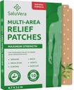 Patches - Patches de calor extra grandes - Máximo estiramiento del músculo natural &amp; Parches de alivio conjunto - Acción rápida, suave sobre la piel, Patches calientes para la espalda, hombro, cuello, rodilla &amp; pie,10 Pack (L)