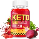 Keto ACV Gummies for Weight Loss - Delicious 1500MG Apple Cider Vinegar with Mother, Probiotics, Vitamins B6 &amp; B12 - Sugar Free, Vegan & Non-GMO - Supports Gut Health, Metabolism & Fat Burn for Women