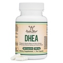 DHEA 100mg ← 180 Capsules ← Max Strength 6 Mes Fuente ← Tercera Parte Tested ← Equilibrio hormonal y envejecimiento saludable por Madera Doble