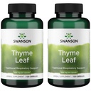 Swanson Thyme Leaf - Herbal Supplement Supporting Respiratory System Health - Natural Formula Aiding Digestive System Health - (120 Capsules, 500mg Each) (2 Pack)
