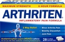 Fórmulas de Dolor Inflamatorio con 3 Ingredientes Activos: Aspirina, Acetaminofeno &amp; Caffeine, Blanco, 28 Cuenta (Pack of 1)