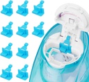 Silicona Saltwater Pods Rellena Accesorios Compatibles con Navage Nasal Care - Guardar Pods Saltwater para una operación fácil (10 Pack-Blue)