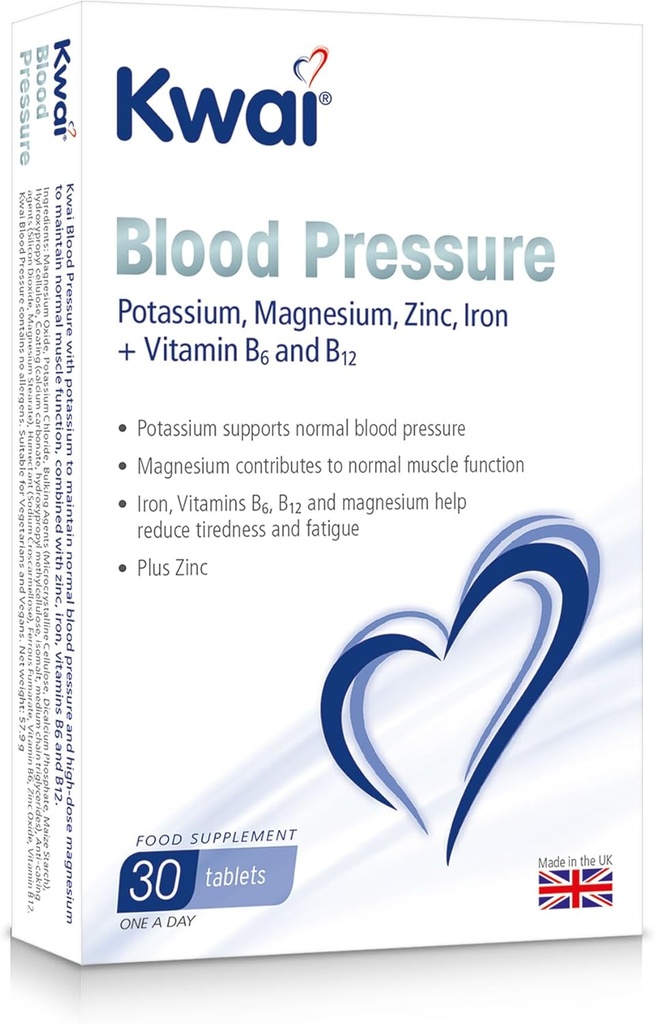 Potasio, Magnesio 400mg + Vitamina B6 y B12 - 30 Tabletas