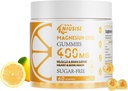 Magnesium Oxide Gummies for Men &amp; Women, Easi Absorbed Magnesium Gummies Suplemento para Muscle, Bone y Heart Support, Magnesium Complex Suplemento 400mg
