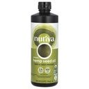 Aceite de semilla de cáñamo crudo sin refinar, 24 onzas, USDA Organic, Non-GMO, Whole 30 Aprobado, Vegan, libre de gluten, Rich In Omega 3 &amp; 6 Ácidos grasos