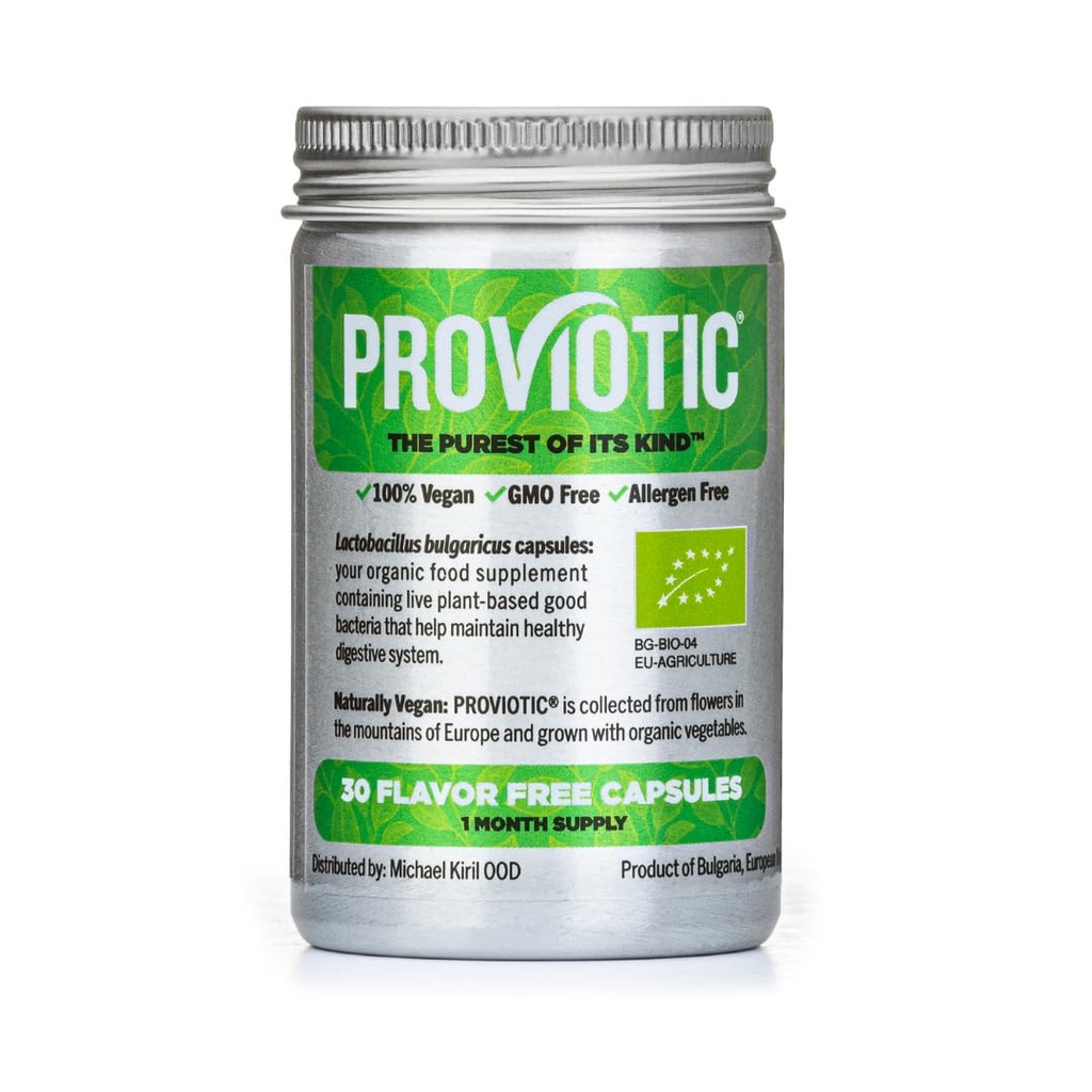 Vegan Probiotic Supplement - Patented Formula for Digestive Health & Immune Support - Anti-Bloating Capsules for Men & Women - Enhance Gut Health - Probiotics Capsules