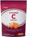 GNC Vitamina C Soft Chews 500mg, Orange, 60 Chews, apoya la resistencia natural