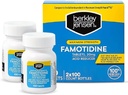 berkley jensen Maximum Strength Famotidine 20 mg - (200 Conde), Acid Reducer Tablets, Alivios Meal-Induced Heartburn & Acid Indigestion Symptoms, All-Day Heartburn Prevention & Relief
