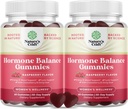 Equilibrio hormonal para mujeres Gummies de todas las edades - PMS Apoyo Suplemento para Mujeres para Regular Ciclo Menstrual &amp; Balance Hormonal Menopause " Mood Swings with Vitamin B6 " Dong Quai - 60 Chews - 2 pack