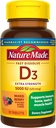 Natural Made Vitamina D3 5000 UI (125 mcg) Extra Strength, Vitamina D Suplemento para Immune Support, 70 Sugar Free Fast Dissolve Tablets, 70 Day Supply