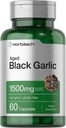Extracto de ajo envejecido de horbäach Capsules 1500mg Silencio 60 Conde Silencio Suplemento fermentado Silencio No Gluten Libre