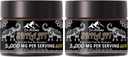 Resina Shilajit puro, Grado Dorado Auténtico A,1000mg Potencia máxima orgánico Shilajit resina natural con ácido fúlvico para la energía, soporte inmunológico,50 gramos,2 paquete
