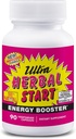 Ultra Herbal Start Energy Booster - con B-12, Panax Ginseng, Yerba Mate, Kola Nut, Spirulina &amp; Echinacea Silenciosa Promueve el Boost Natural de Energía, Estabilidad y Resistencia Suplemento - 90 Capsules
