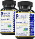 Premier Research Labs Premier HCL - Aids Nutrient Absorption " Digestive Function - Combine con HCL Activator Supplement - Betaine HCL for Digestion - 90 Plant-Source Capsules