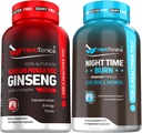 Coreana Red Panax Ginseng 1500mg - High Potency Ginseng for Energy, Performance &amp; Immune Support for Men &amp; Women - Night Time Weight Supplement with Melatonin to Support Sleep & Metabolism