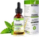 Aceite de cáñamo orgánico 2500mg - Ultra Premium Hemp Oil Drops 2500mg - Natural Hemp Oil Extract Tincture - Non-GMO Ultra-Pure CO2 Extracted Drops - Omega Fatty Acids 3 6 9 - Organically Grown &amp; Made in USA