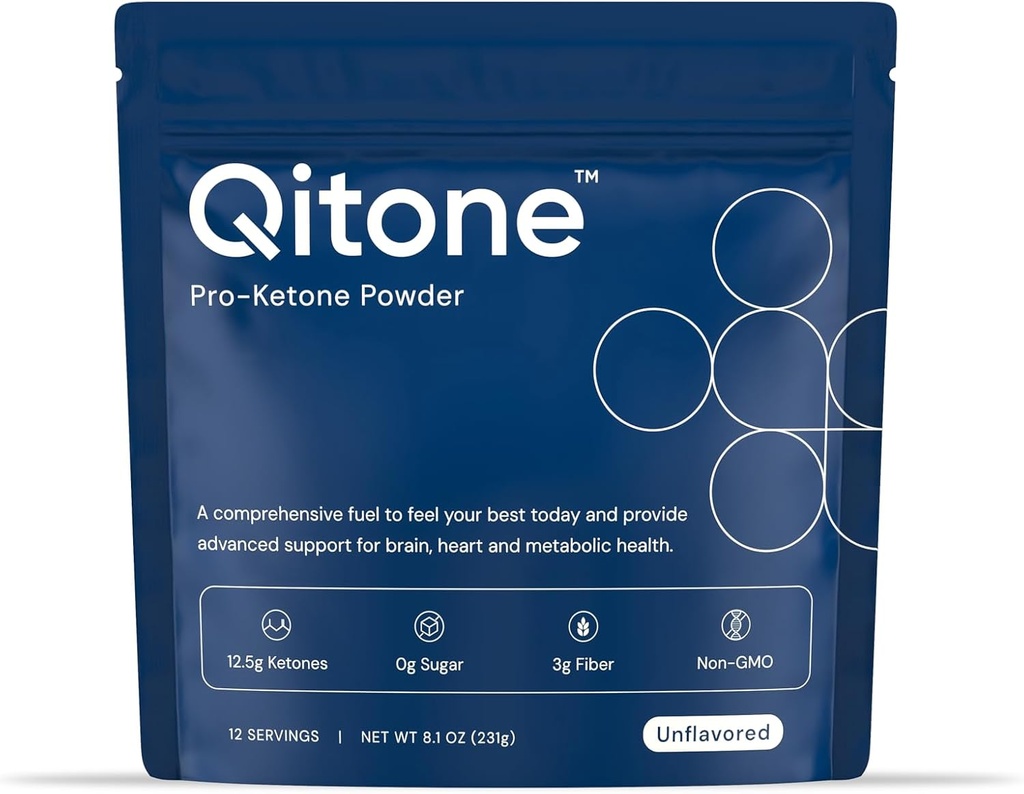 Ketone Powder – 5X Más Eficacia que el aceite de MCT – Energía limpia y soporte de Keto – Sin Jitters, Sin Cangrejo – Sin Sabor – Reemplazo de crema de café, Cerebro y Metabolismo