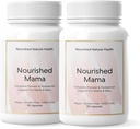 Nourished Mama Prenatal Multi Vitamina - Vegan Multivitamínico para Preconcepción, Embarazo, Postparto y Apoyo al Breastfeeding - Iron-Free with Methylated Folate & High Dose Choline - 180 cápsulas