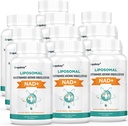 Orgabay Liposomal NAD+ Suplemento 500 mg, Alta Absorción, Boost NAD+ con TMG 250 mg, Actual NAD Plus Más Eficiente que Nicotinamide Riboside, Apoyo Energía Celular, Envejecimiento Saludable 600 Softgels