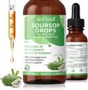 Soursop Graviola Liquid Drops: 1800mg Premium Antioxidante Soporte para Immune Health Digestion Relaxation Sleep Vegan Gluten Free Sugar Gratis 1 Fl Oz 30 Day Supply