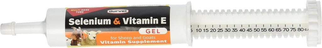 Durvet Sheep & Goat Selenium Vitamin E Gel, 80ml (3 Pack)