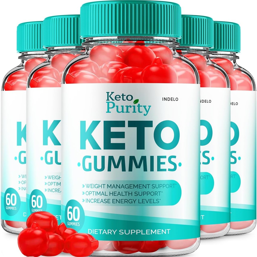 (5 Pack) Keto Purity ACV Gummies Advanced Loss - Purity Keto Plus ACV Weight Management Gummies Apple Cider Vinegar KetoPurity, Keto Purity Gummies Comentarios Vitamina B12 Keto+ACV (300 Gummies)