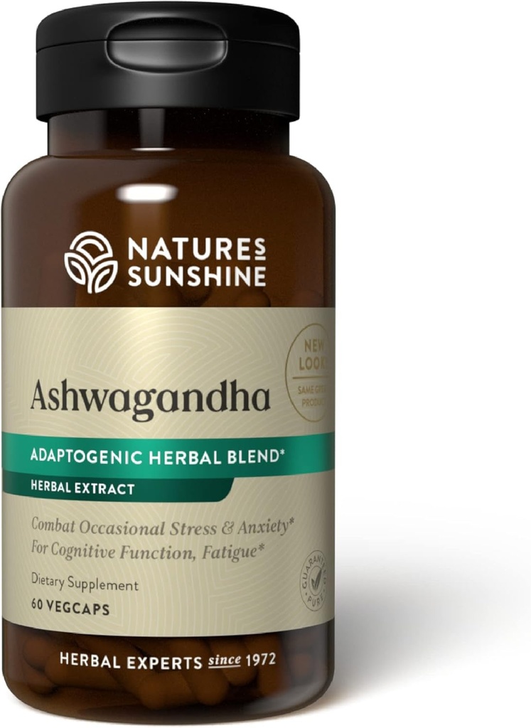Sunshine Ashwagandha, 60 VegCaps