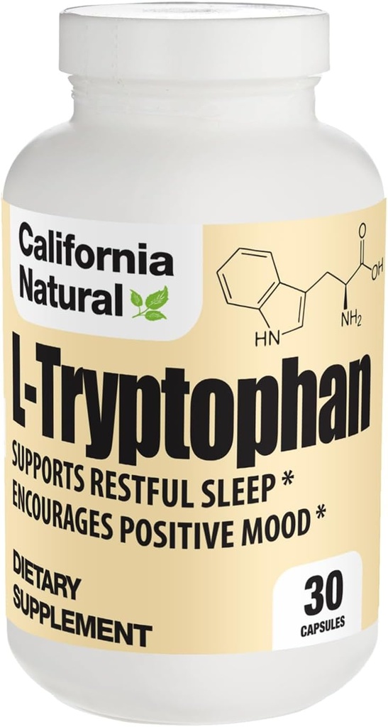 California Natural L-Tryptophan 500 Mg Capsules, 30 Conde