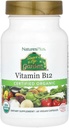 Naturalezas Plus Fuente de Jardín de Vida Certificada Vitamina Orgánica B12-1000 mcg metilcobalamina, 60 cápsulas veganos - Suplemento de vitamina B12 entera - Boost de energía - Vegetariano, libre de gluten - 30 servicios