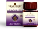 UPAKARMA Ashwagandha ← 60 Day Supply ← Pure Extract Based 1000 mg per Serving Silencio Lab Tested, R plagaD Backed, 120 Vegan Capsules, Suplementos para Stress Relief and Energy Support