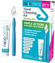 Pro: Kit de limpieza de Nasal – Gel antiséptico suave Wand &amp; Nasal, Limpiador de nariz y Moisturizador de Nasal para Alivio de la nariz seca " Sinus " (Mint 1 Conteo, hasta 120 usos)