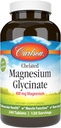Carlson - Magnesio Glycinate, 200 mg, Absorción Superior, Salud cardíaca, Función muscular, Soporte de huesos, 240 Tabletas