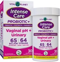 Planeta Vital - Cuidado Intenso Probióticos vaginales para mujeres más Prebióticos orgánicos, Postbióticos y Parabióticos, 65 millones de UF y 64 Estrenos, Salud Inmune y Digestiva 30 ct
