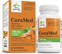 Terry Naturalmente CuraMed 750mg - Suplemento Antioxidante para la salud del cerebro - Suplemento dietético con Complejo de Curcumina de alta potencia - Kidney, Liver &amp; Immune Health Support - 30 Softgels