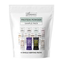 Protein Powder Made with 100% Grass Fed, Non Denatured Whey | Four Different Protein Sources from Organic Whole Food Ingredients | 12 Servings | 22g Protein (12 Servings, Sample Variety Pack)