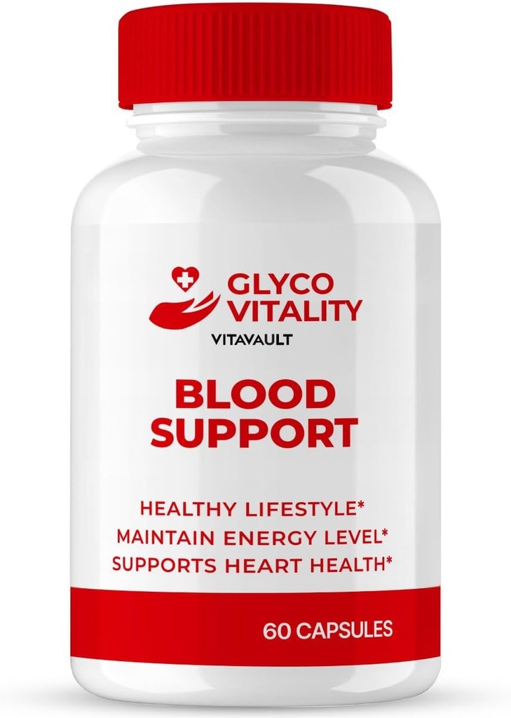 Glyco Vitality Capsules, GlycoVitality Support Supplement Pills - Maximum Strength, Glyco Vitality Health & Wellness Capsules, GlycoVitality All Natural Formula Pills Reviews (60 cápsulas)