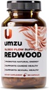UMZU Redwood Blood Flow Nitric Oxide Supplement for Men &amp; Women, Blood Pressure, Circulation, Stamina, Energy (30 Day Supply ← 180 Capsules)