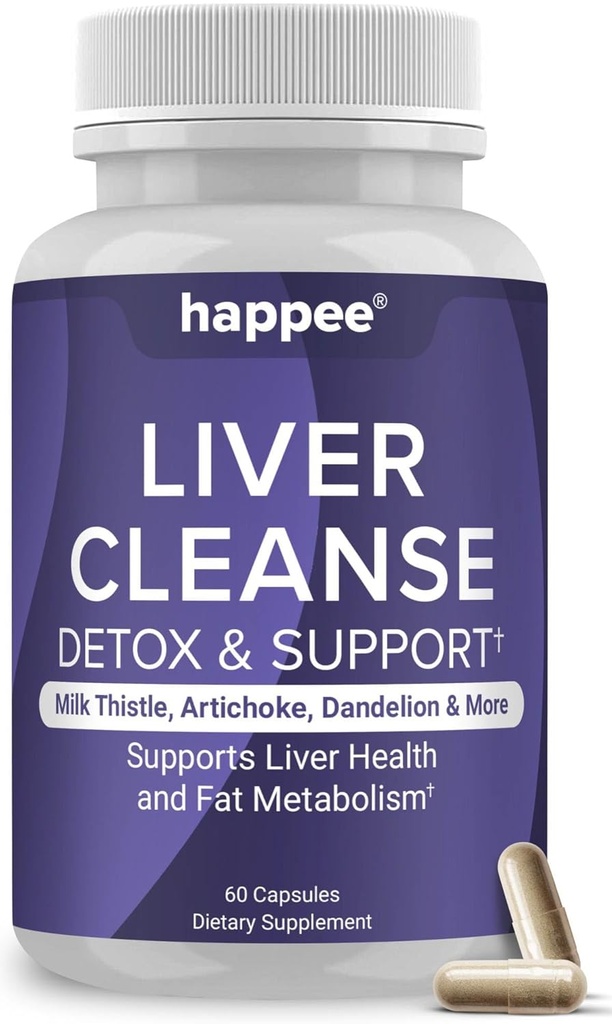 Liver Cleanse Detox &amp; Repair Supplement ← 21-in-1 Milk Thistle Liver Detox Fórmula ← Liver Health Supplement for Women &amp; Men ← Full Liver Support ← Vegan, Made in USA, 60 cápsulas