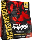 Mutant Mass Weight Gainer Protein Powder - High Calorie Protein for Lean Mass, Muscle Build, &amp; Bulking - 5 libras - Chocolate Fudge Brownie