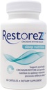 RestoreZ Sleep Nutrition (60 cápsulas) Natural Sleep Aid Supplement - Restore Restful Sleep and Circadian Balance - Non-Habit Forming Sleep Vitamins