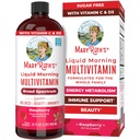 MaryRuth Organics Liquid Morning Multivitamin for Women, Men &amp; Kids ← Vitamina A C D E B6 B12 Biotin Zinc ← Belleza TEN Vegan Silencio No-GMO TEN Gluten Gratis 32 Servings