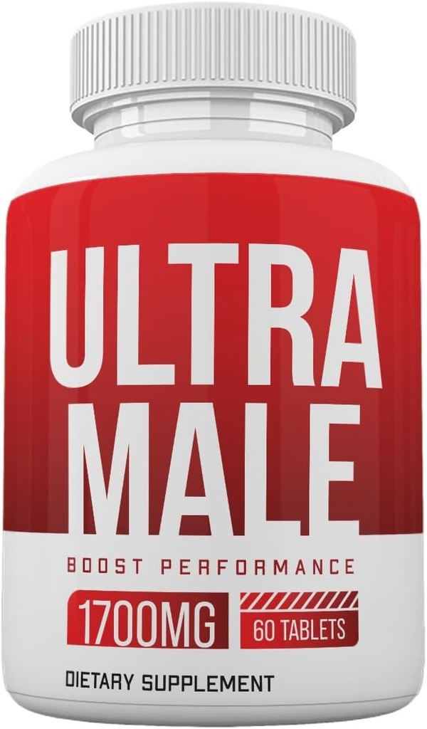 Ultra Male Pills, Power Ultra Hombre Suplemento Advanced Fórmula, 60 Cuenta