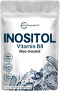 Micro Ingredientes Myo-Inositol Powder, 2.2lb (1666 Servings) Silencio Suplemento de Inositol para Mujeres Silenciosos Apoyo Saldo hormonal " Salud Ovárica Silenciosa No GMO, Vegan, Libre de Filleres